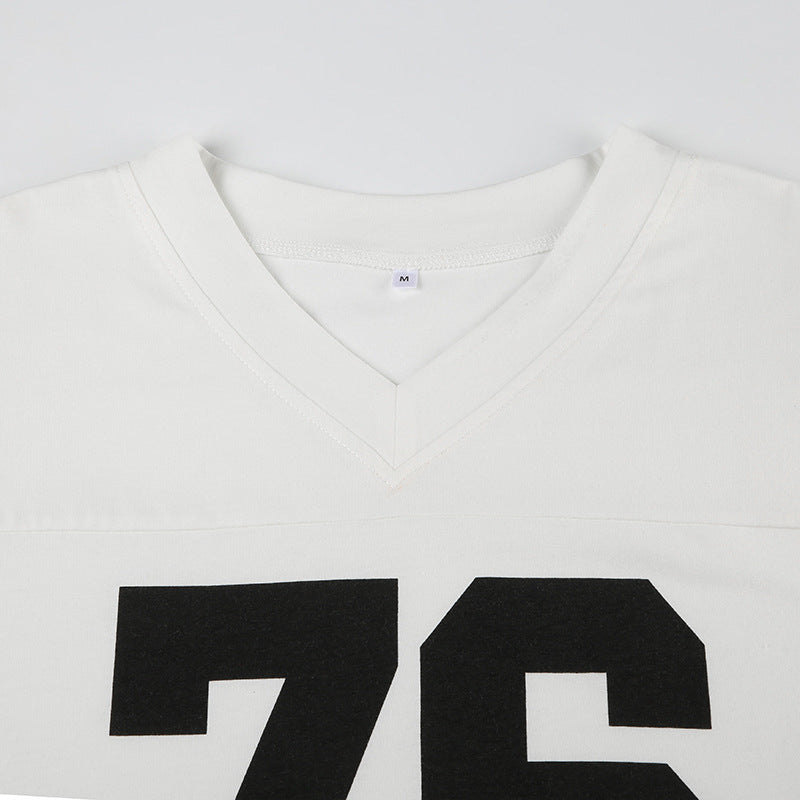 Lazy - Style Number - Printed V - Neck Top