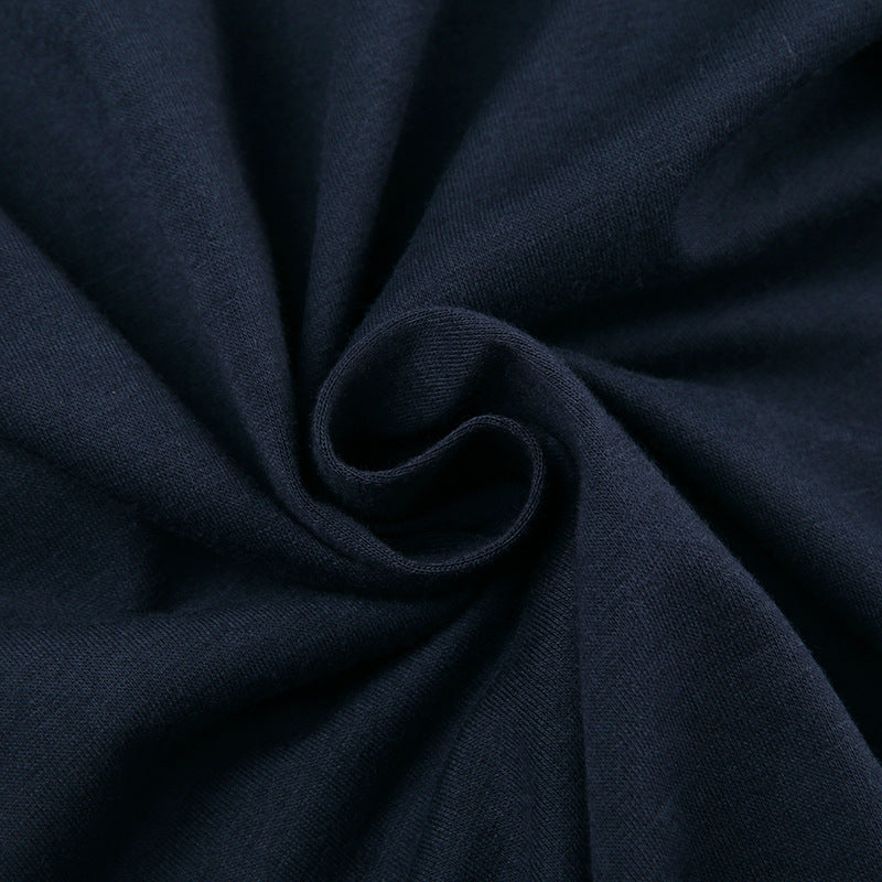 Casual Vintage Letter - Printed Half - Button Top