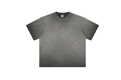 275g Reverse - side Color - Stirred Vintage Edged Washed T - Shirt