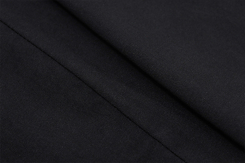 Vintage Paneled Square - Neck Dress