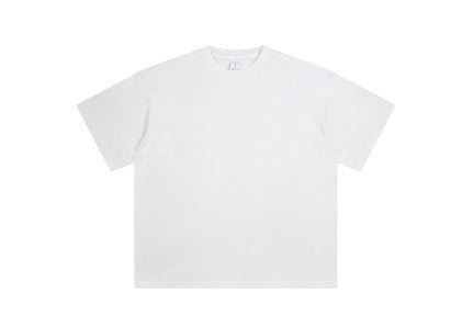 250G Vintage Washed Distressed Loose-Fit Cotton T-Shirt