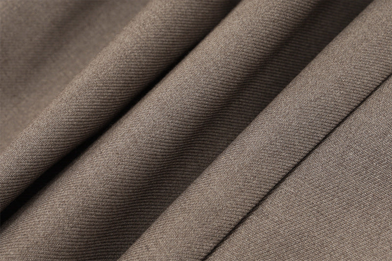 Bandeau Belted Pleated Dress