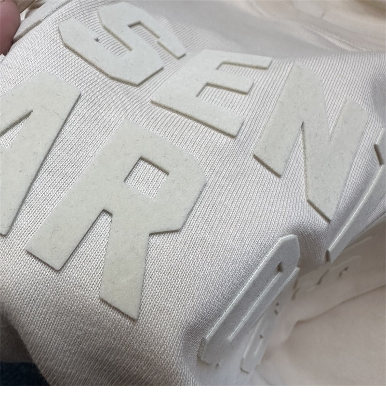 Simple Embossed Loose Short - Sleeve T - Shirt