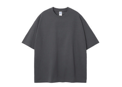 275g Earth-Tone Loose-Fit Solid Cotton T-Shirt