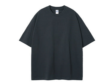 275g Earth-Tone Loose-Fit Solid Cotton T-Shirt