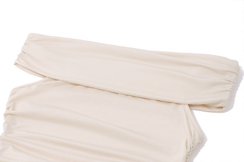 French Elegant Strapless Dress