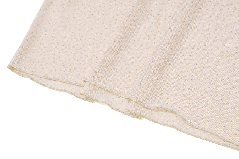 Strapless Twisted Shimmer Maxi Dress