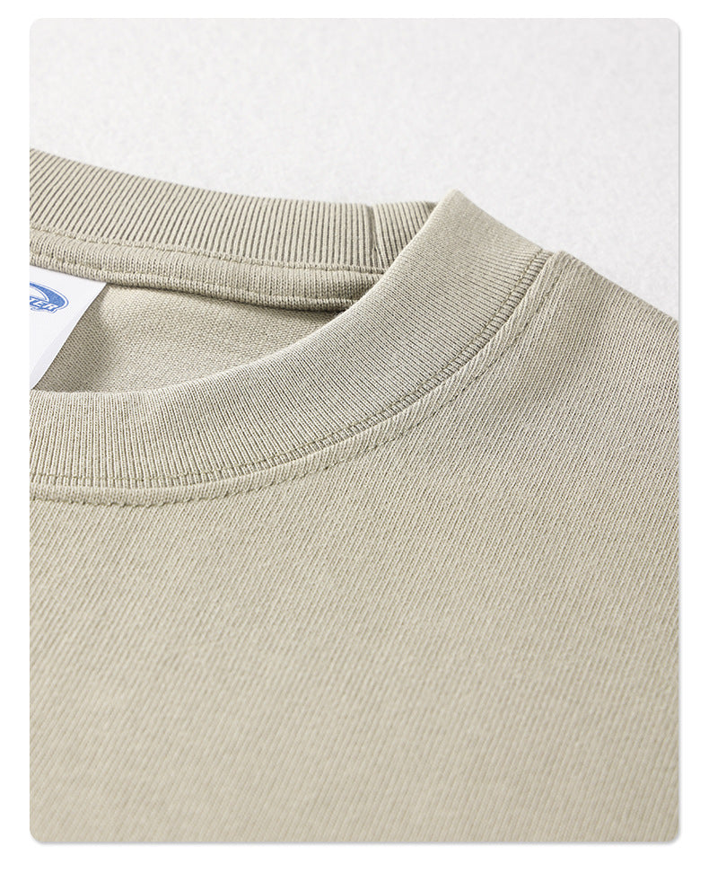 385G Heavyweight Solid Loose-Fit T-Shirt