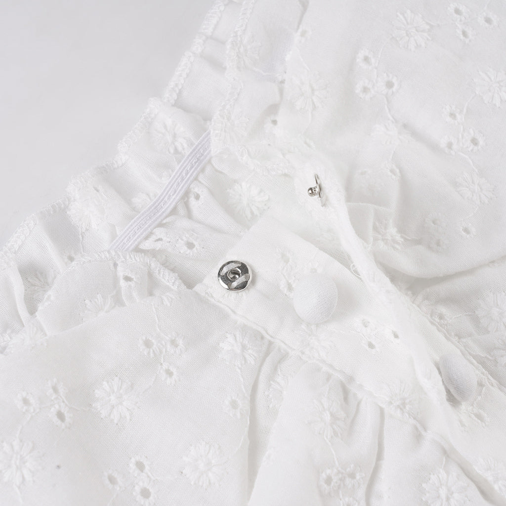 Vintage French Broderie Anglaise Top