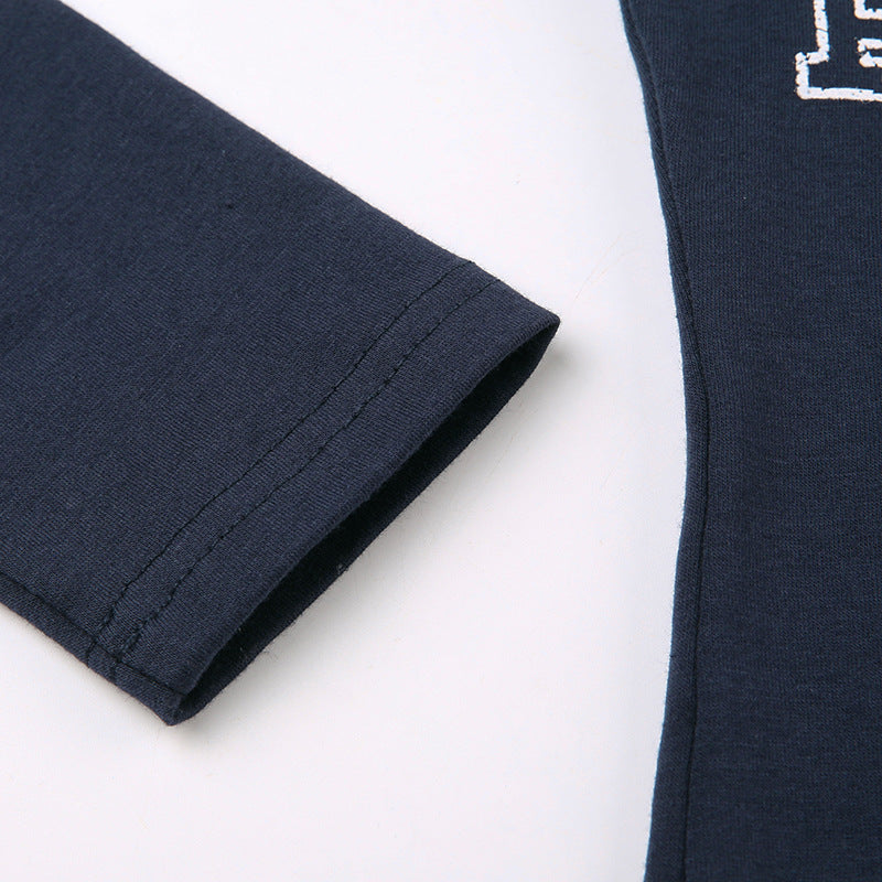 Casual Vintage Letter - Printed Half - Button Top