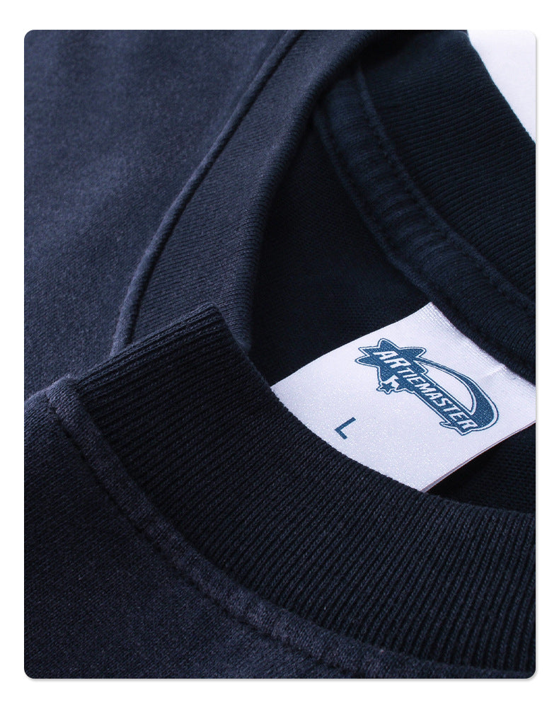 Vintage Spray-Dyed Faded Short-Sleeve T-Shirt