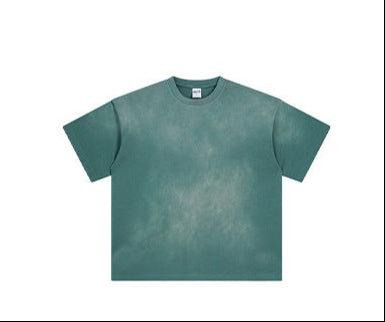 Vintage Spray-Dyed Faded Short-Sleeve T-Shirt