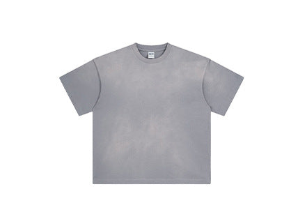 Vintage Spray-Dyed Faded Short-Sleeve T-Shirt