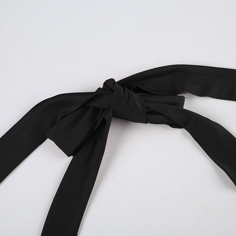 Simple Sexy Lace - Trimmed Halter Top