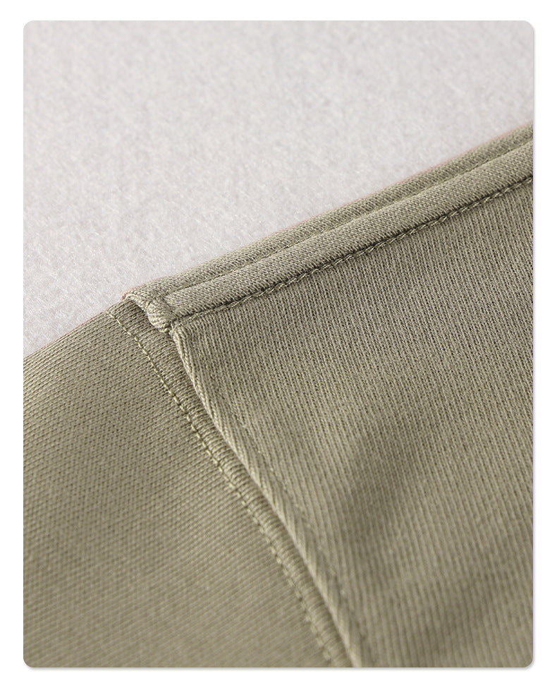 305G Earth-Tone Cotton Loose-Fit Essential T-Shirt