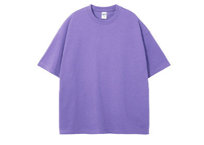 275g Earth-Tone Loose-Fit Solid Cotton T-Shirt