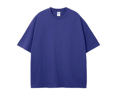 275g Earth-Tone Loose-Fit Solid Cotton T-Shirt