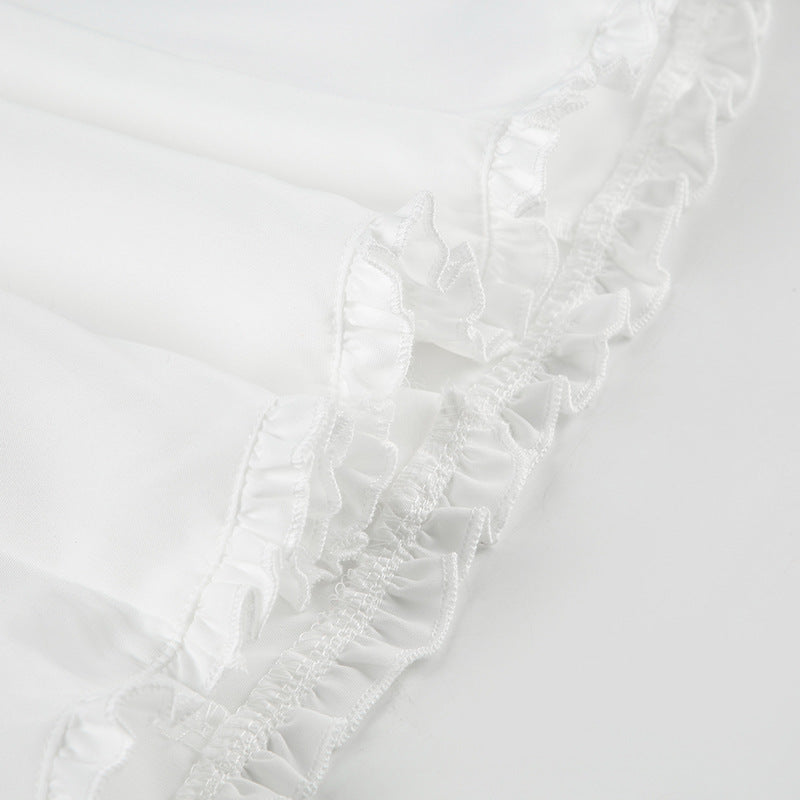 Elegant Ruffled Off-Shoulder Blouse