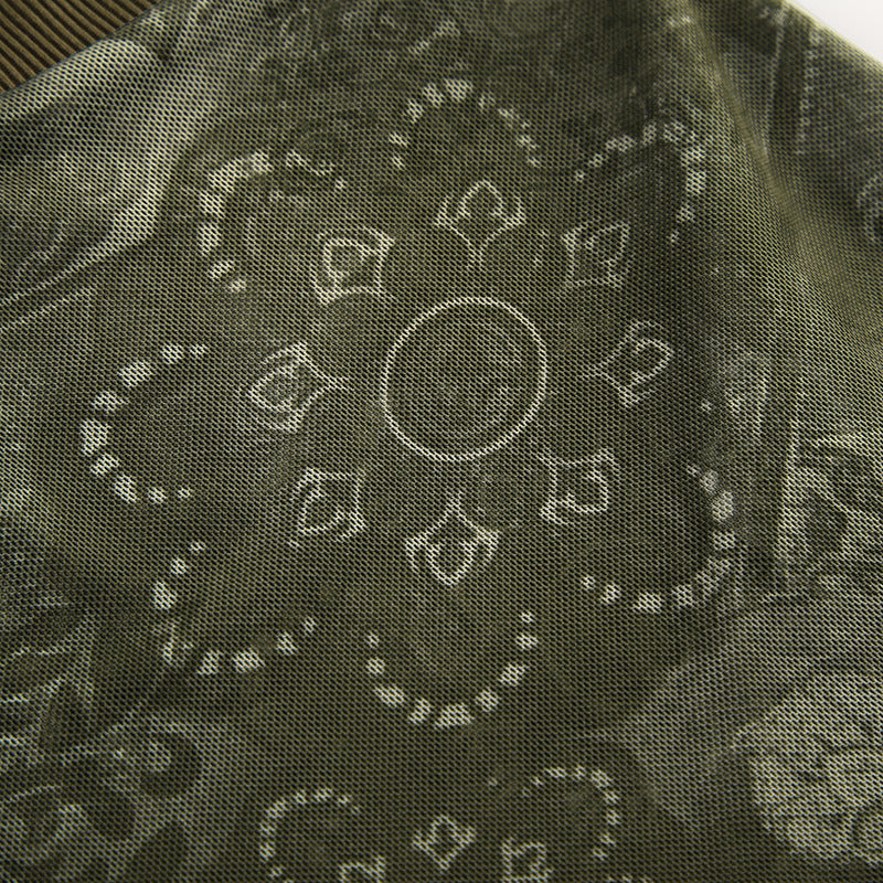 Vintage Halter Neck Printed Paneled Camisole