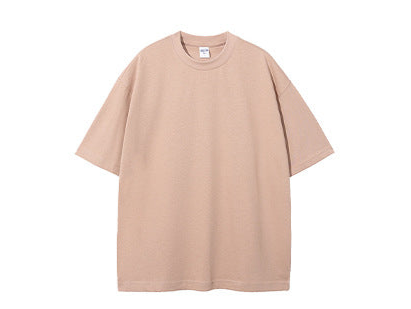 305G Earth-Tone Cotton Loose-Fit Essential T-Shirt