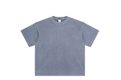 250G Vintage Washed Distressed Loose-Fit Cotton T-Shirt