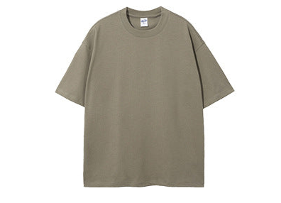 305G Earth-Tone Cotton Loose-Fit Essential T-Shirt