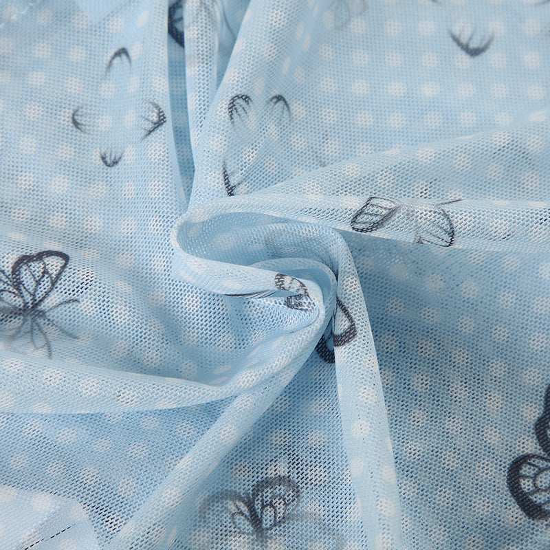 Romantic Floral Lace - Up Sheer Corset