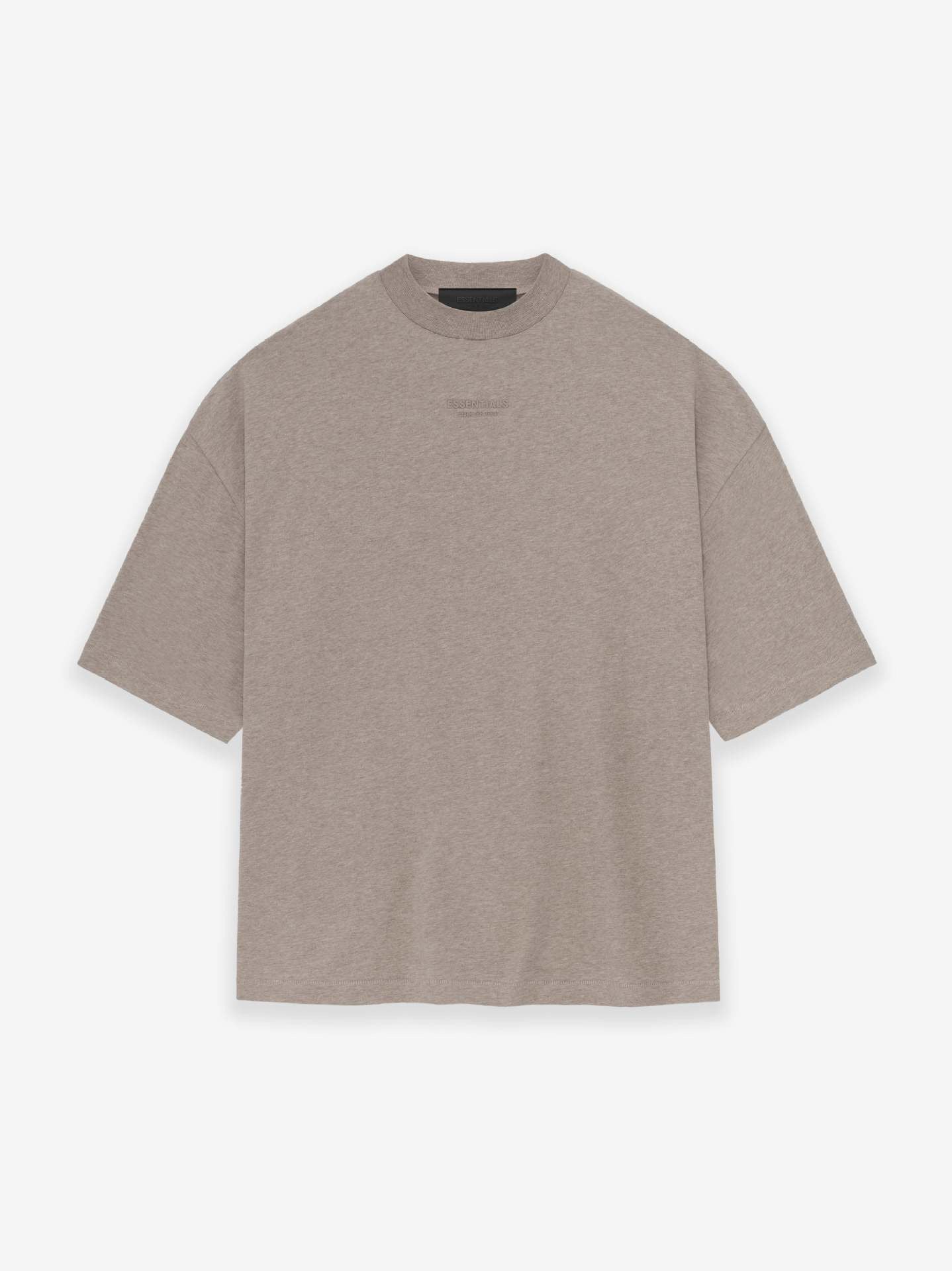 Simple Embossed Loose Short - Sleeve T - Shirt