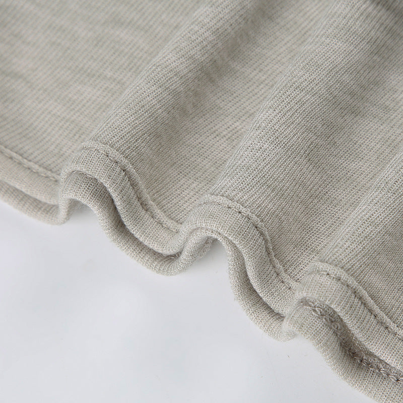 Functional - Style Strappy Cut - Out Long - Sleeve Top