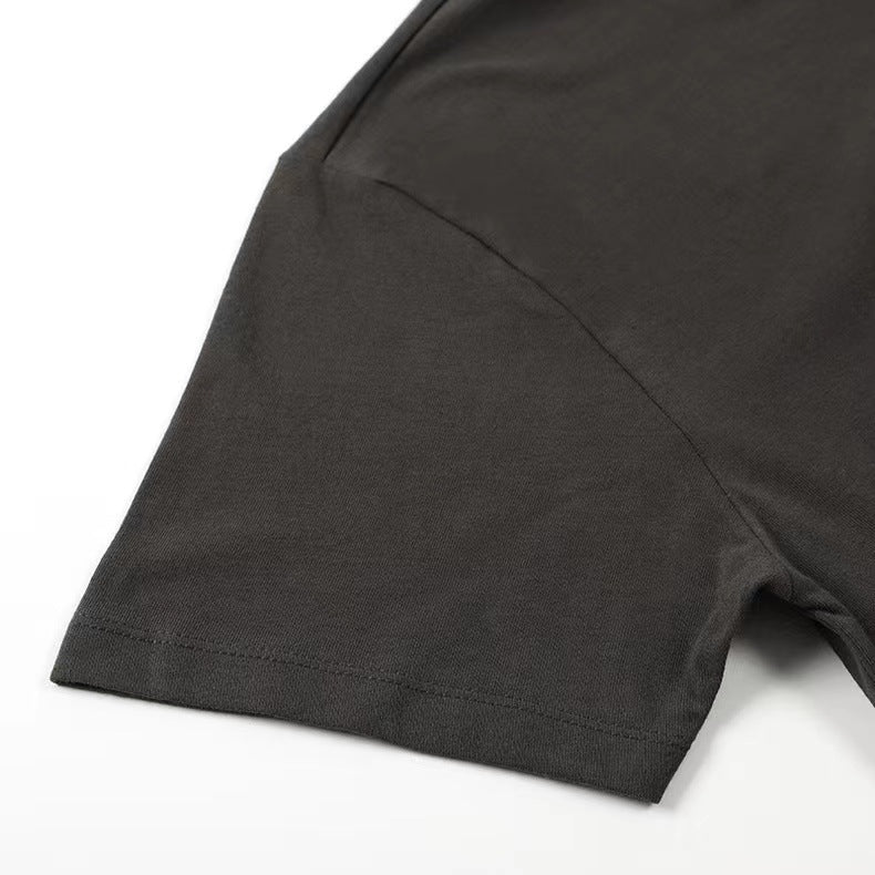 Basic - Style Number - Printed Loose Short - Sleeve Top