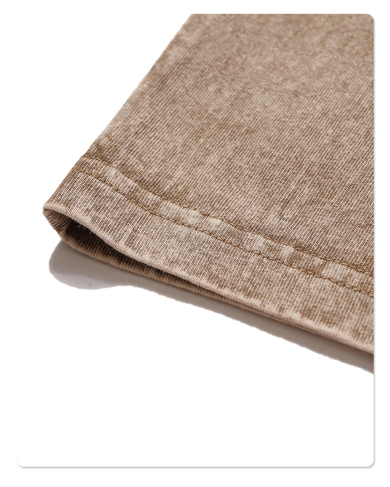 High-Street Vintage Snow-Wash Batik Washed T-Shirt