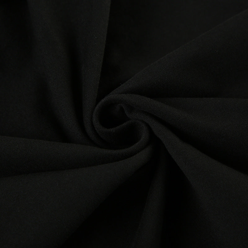 Ruffle - Trimmed Deep - V Sexy Crop Top