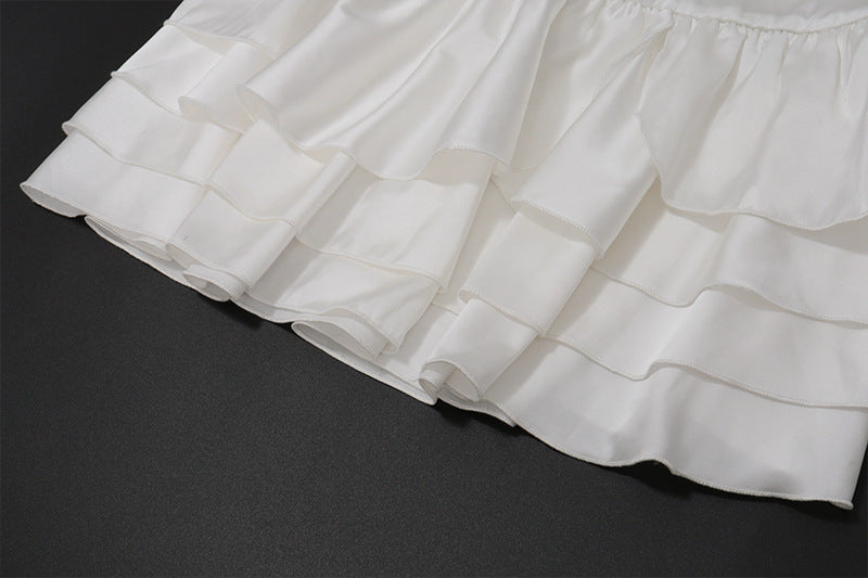 Satin Halter Neck Floral Gown