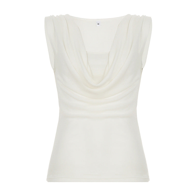 Lazy - Vibe Cowl Neck Layered - Look Vest