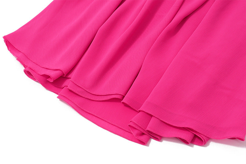 Loose Halter Neck Off - Shoulder Tunic Top