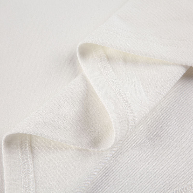 Casual One - Side Off - Shoulder Lazy Crop Top