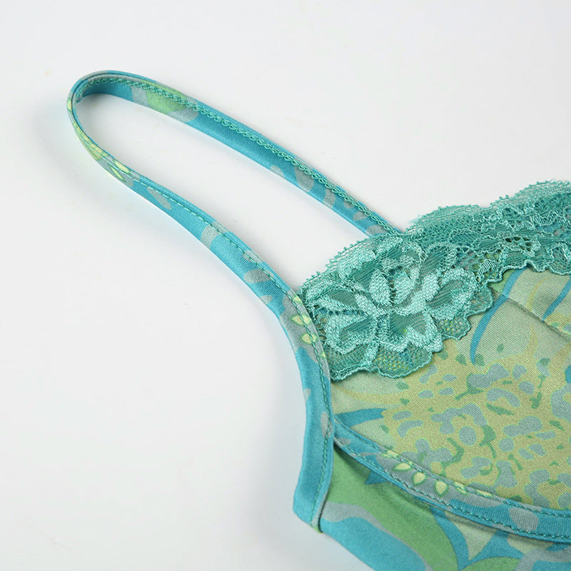 Floral Lace - Spliced Innocent - Allure Corset Camisole