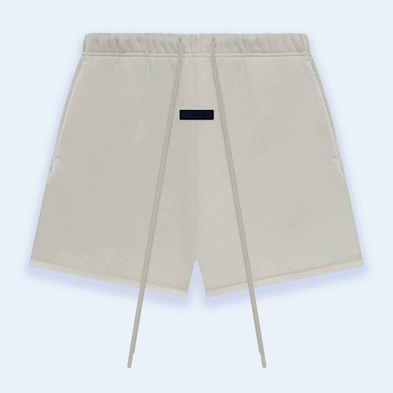 Daily Versatile Letter - Printed Drawstring Shorts