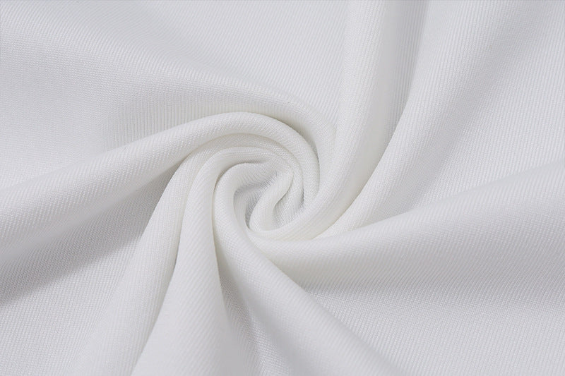 French Elegant Contrast - Bow Dress