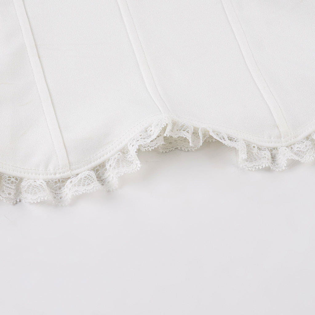 Embroidered Lace - Spliced Innocent - Allure Corset Camisole