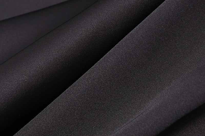 Sheer - Paneled Slip Satin Maxi Dress