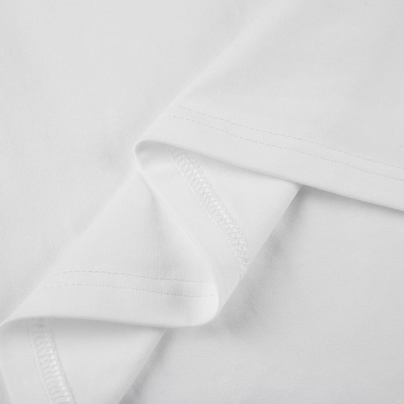 Personalized Letter - Slogan Off - Shoulder Crop Top