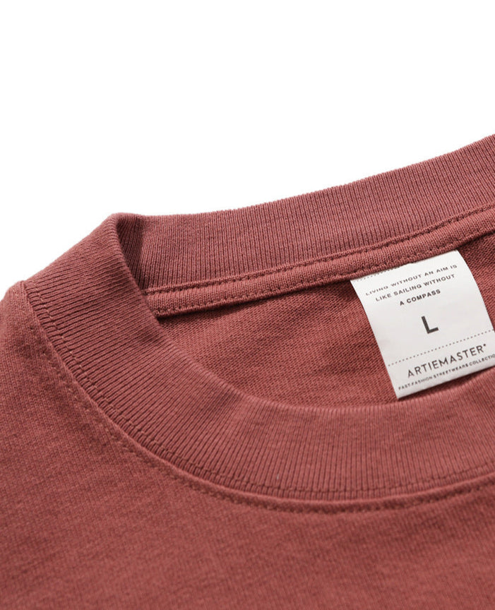 Simple Loose Basic Solid - Color Short - Sleeve T - Shirt