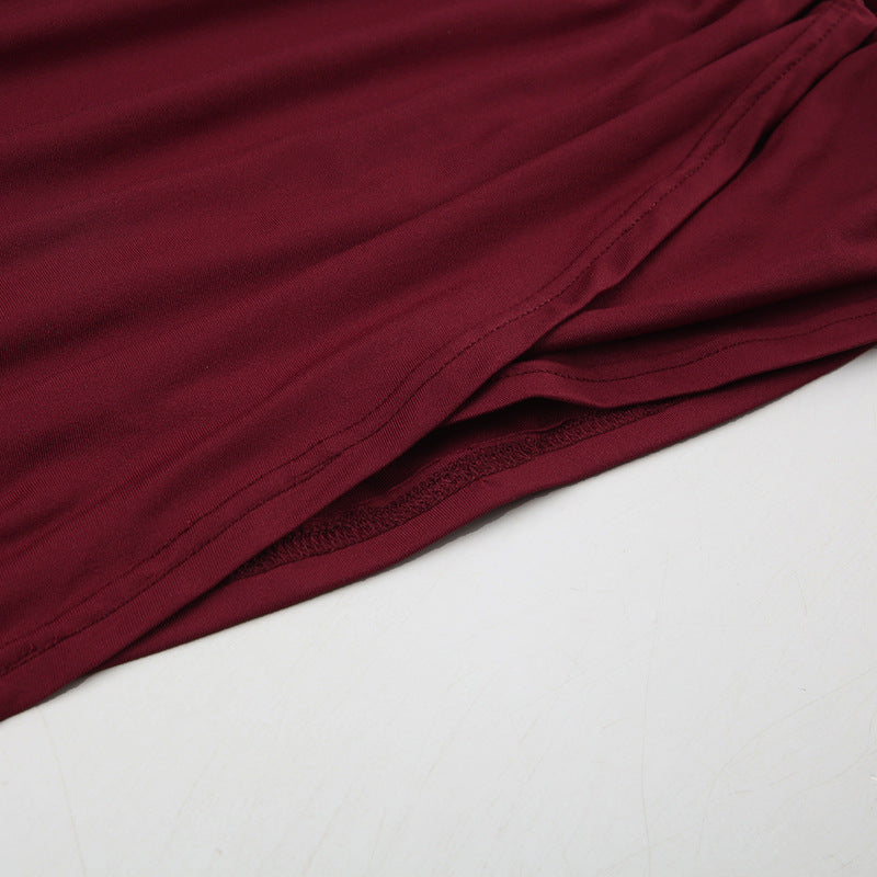 Leather - Spliced Lace - Up Bandeau Top