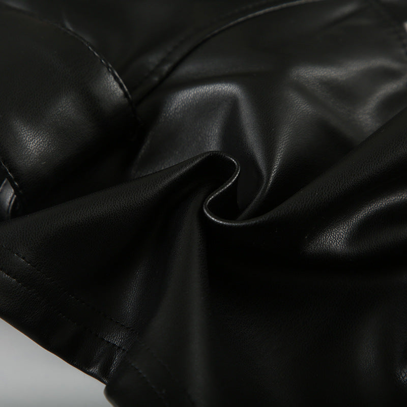 Functional Rivet Leather Cami Vest