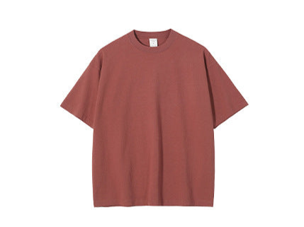 Simple Loose Basic Solid - Color Short - Sleeve T - Shirt