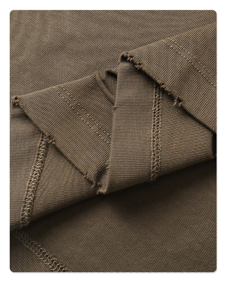 Spray-Dyed Distressed Loose-Fit Vintage Washed T-Shirt