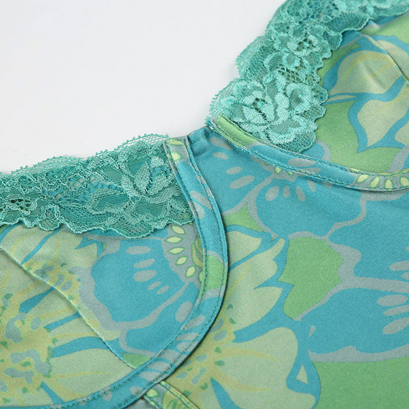 Floral Lace - Spliced Innocent - Allure Corset Camisole