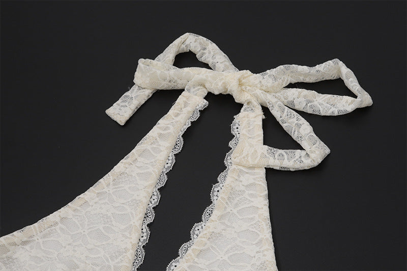 Lace Halter Mermaid Gown