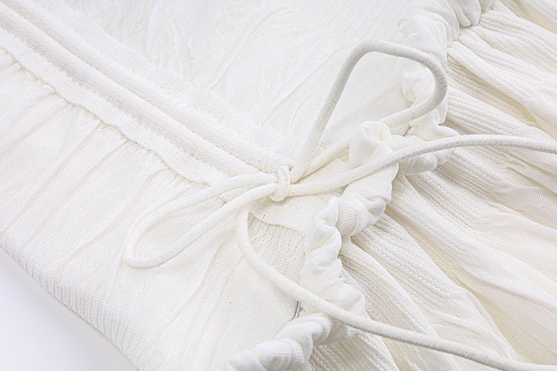 Pure Desire Tie - Front Puff Dress